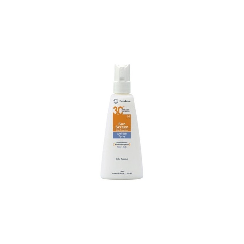 FREZYDERM Sun screen anti-seb spray Spf30 150ml