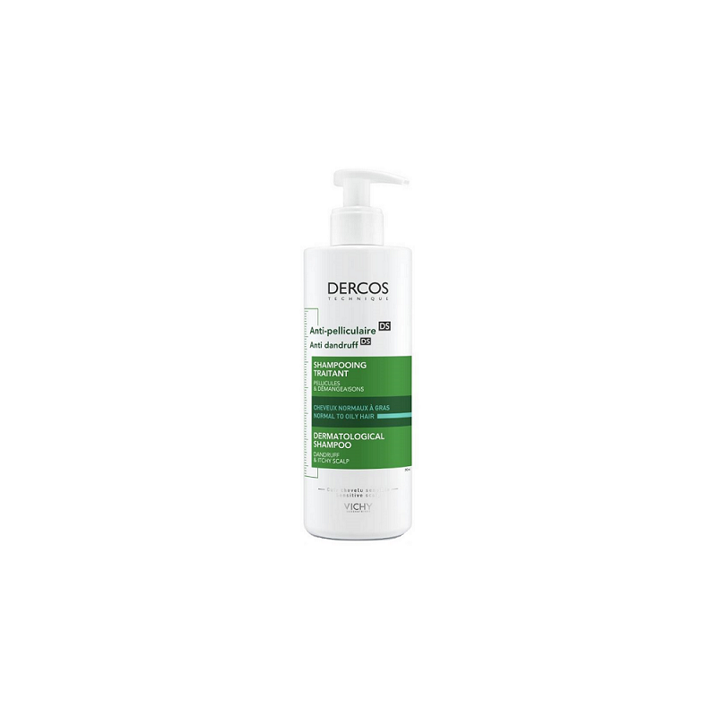 VICHY Dercos anti-dandruff DS shampoo κανονικά/λιπαρά μαλλιά 390ml