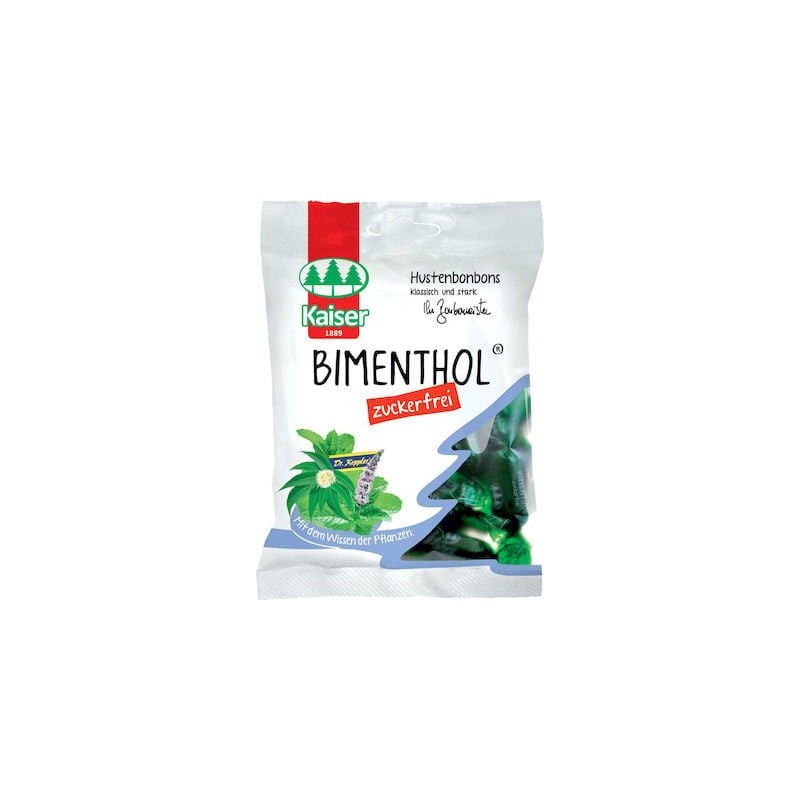 KAISER Bimenthol - Μέντα & Ευκάλυπτος Καραμέλες για το Βήχα & τον Ερεθισμένο Λαιμό 75gr