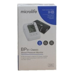 MICROLIFE BP B1 Classic Ψηφιακό Πιεσόμετρο Μπράτσου με ανίχνευση Αρρυθμίας