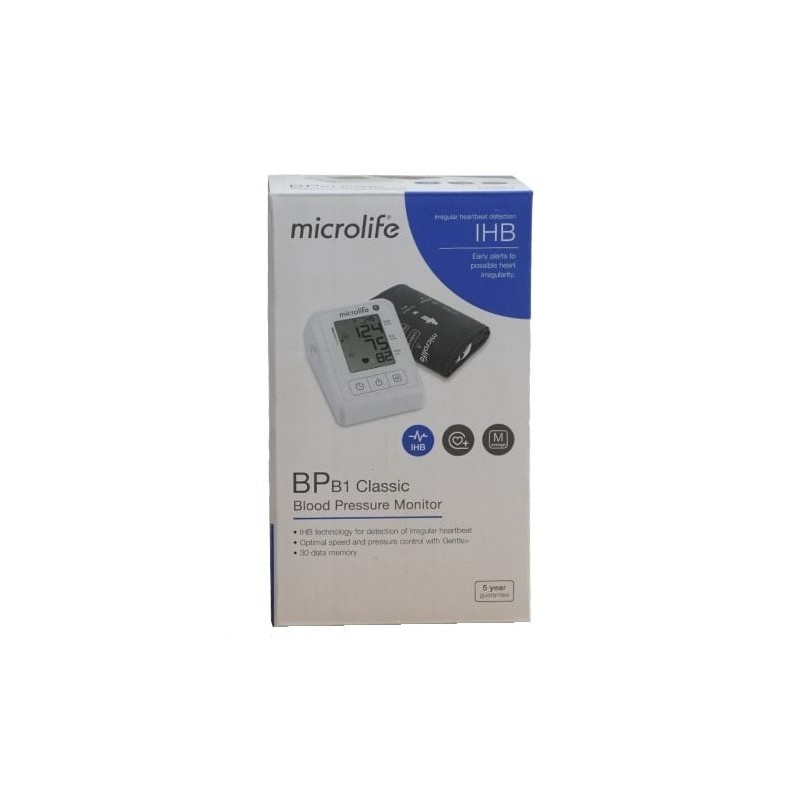 MICROLIFE BP B1 Classic Ψηφιακό Πιεσόμετρο Μπράτσου με ανίχνευση Αρρυθμίας