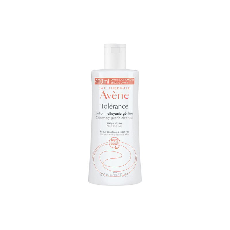 AVENE Tolerance lotion καθαρισμού πρόσωπο & μάτια για ευαίσθητες επιδερμίδες 400ml