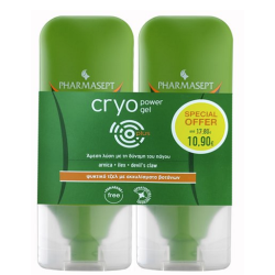 PHARMASEPT Aid Cryo power gel ΔΙΠΛΟ ΠΑΚΕΤΟ 2x100ml