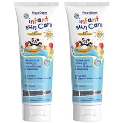 FREZYDERM Infant sun care SPF50 100ml ΔΙΠΛΟ ΠΑΚΕΤΟ ΣΕ ΕΙΔΙΚΗ ΤΙΜΗ