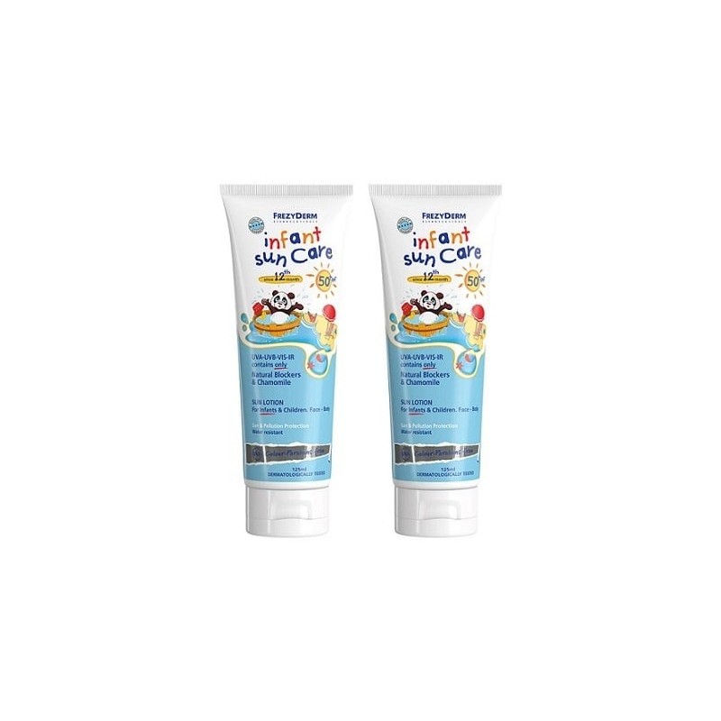 FREZYDERM Infant sun care SPF50 100ml ΔΙΠΛΟ ΠΑΚΕΤΟ ΣΕ ΕΙΔΙΚΗ ΤΙΜΗ