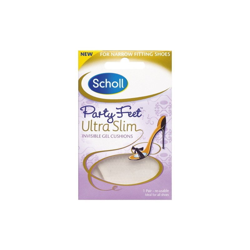 SCHOLL Party feet ultra slim - διάφανα πατάκια από gel 1ζευγάρι