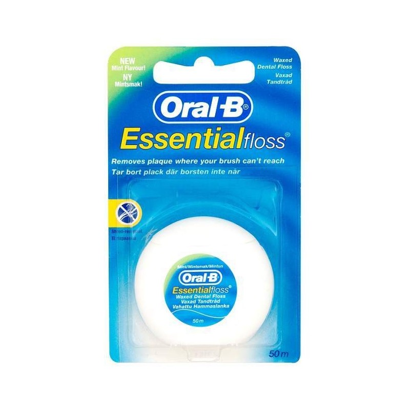 ORAL-B Essential floss κηρωμένο οδοντικό νήμα 50m