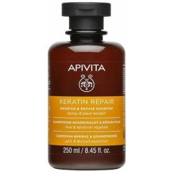 APIVITA Σαμπουάν Keratin Repair Θρέψης & Επανόρθωσης για Ξηρά Μαλλιά 250ml