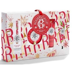 ROGER & GALLET SET Gingembre rouge με Άρωμα 30ml & Σαπούνι 100g & ΔΩΡΟ Γαλάκτωμα σώματος 50ml & Κρέμα χεριών 30ml