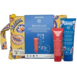 APIVITA Bee sun safe Hydra Sensitive soothing face cream SPF50 50ml & ΔΩΡΟ After sun 100ml & το Υπέροχο Νεσεσέρ