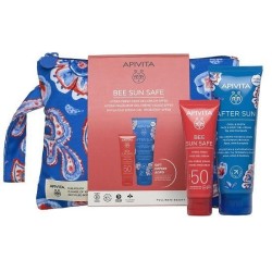 APIVITA Bee sun safe Hydra fresh gel-cream SPF50 50ml & ΔΩΡΟ After sun 100ml & το Υπέροχο Νεσεσέρ