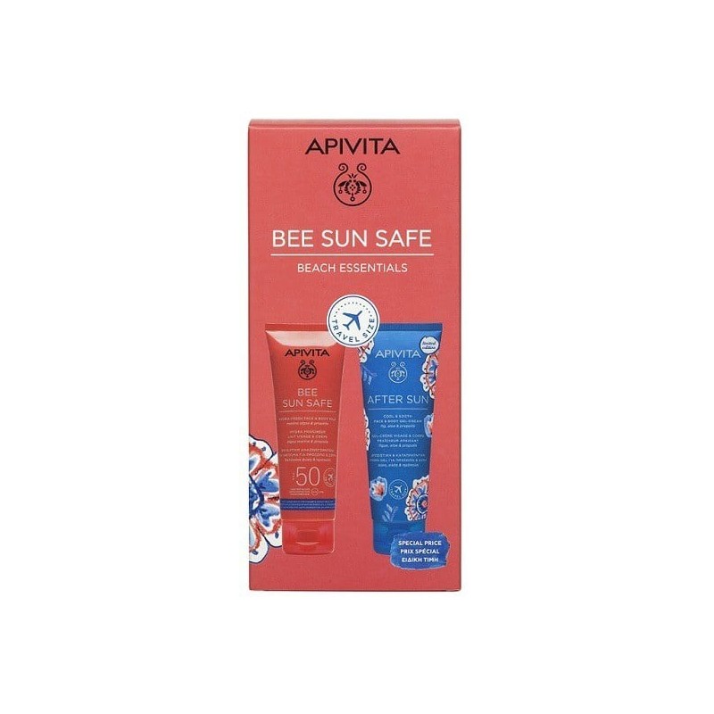 APIVITA Bee sun safe Travel Kit Hydra fresh face __8__ body milk SPF50 100ml __8__ After sun 100ml