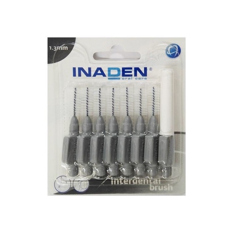 INADEN Interdental blister - μεσοδόντια βουρτσάκια γκρι 1,3mmΧ8