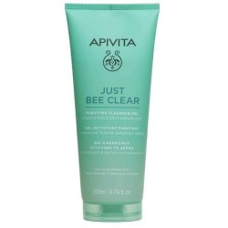 APIVITA Just Bee Clear Gel Καθαρισμού-Εξυγιαίνει Το Δέρμα 200ml