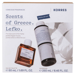 KORRES Set Lefko με Γυναικείο άρωμα Eau de Toilette 50ml & Αφρόλουτρο 250ml