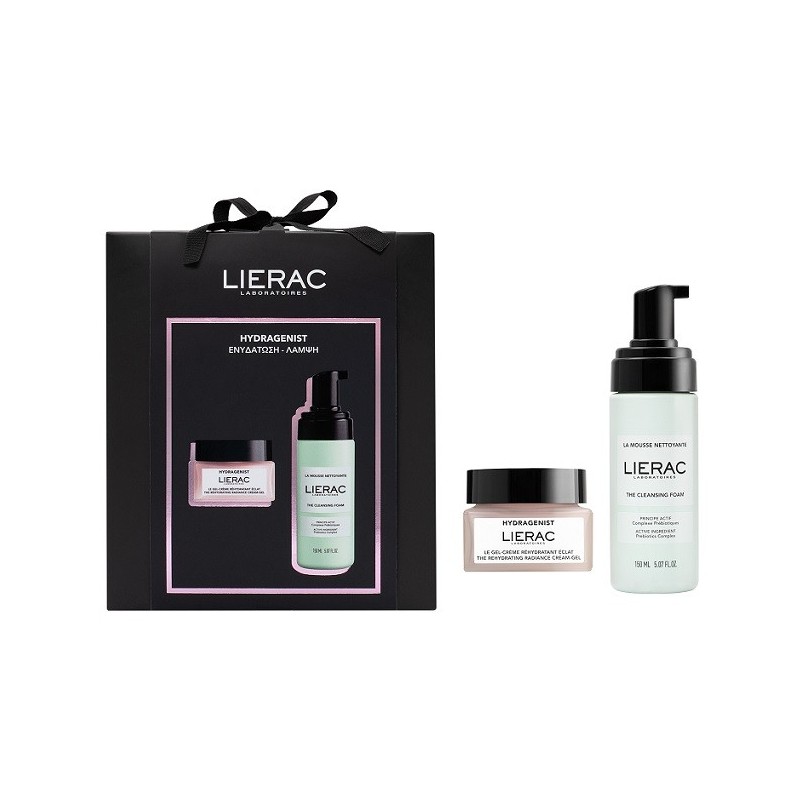 LIERAC Promo Hydragenist Cream-Gel 50ml & Cleansing Foam 150ml