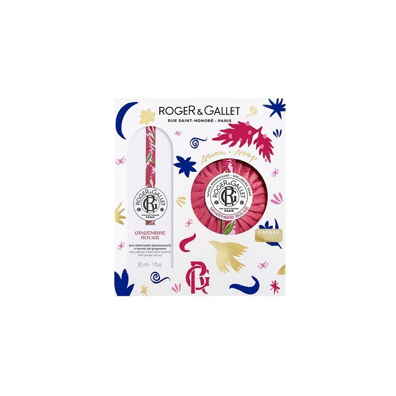 Roger & Gallet Promo Gingembre Rouge Eau Parfumee Bienfaisante 30ml  Σαπούνι, 100g