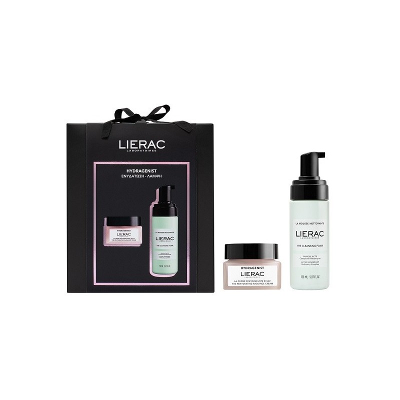 LIERAC Promo Hydragenist Cream 50ml & Cleansing Foam 150ml