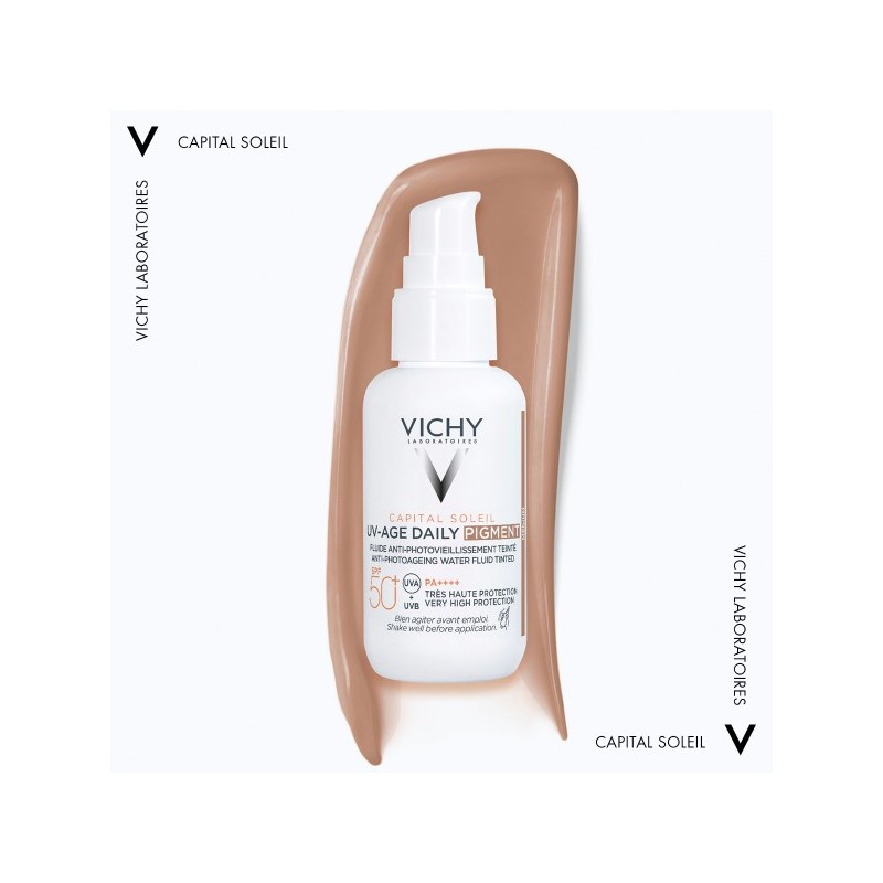 VICHY Capital soleil UV-AGE Daily Pigment Spf50 Tinted Medium 40ml