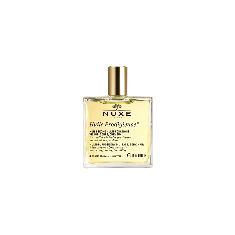 NUXE Huile prodigieuse - ξηρό λάδι περιποίησης πρόσωπο,σώμα,μαλλιά 50ml