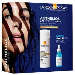 LA ROCHE-POSAY Anthelios Promo Age corerct Spf50 & ΔΩΡΟ Hyau B5 serum 10ml