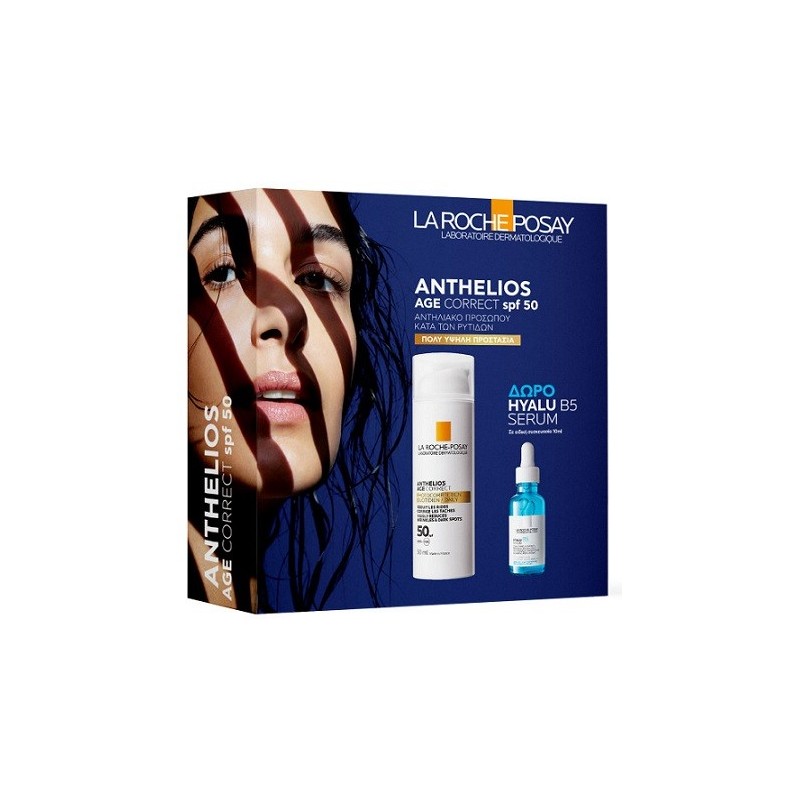 LA ROCHE-POSAY Anthelios Promo Age corerct Spf50 & ΔΩΡΟ Hyau B5 serum 10ml