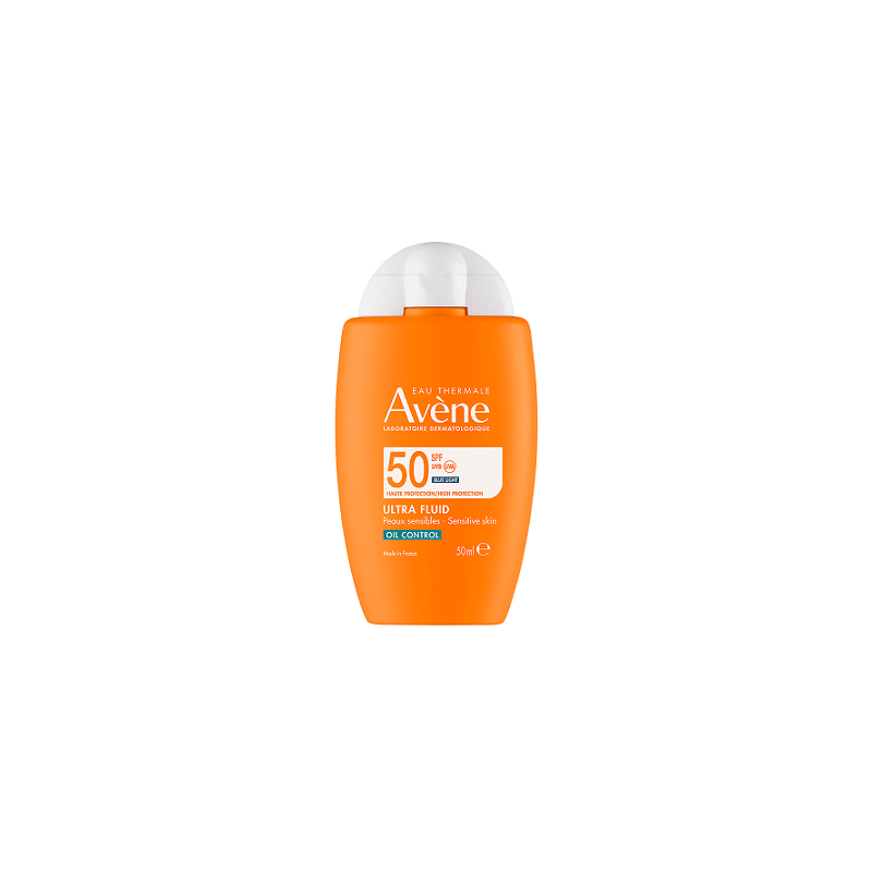 AVENE Αντηλιακό προσώπου ultra fluid oil control Spf50 50ml