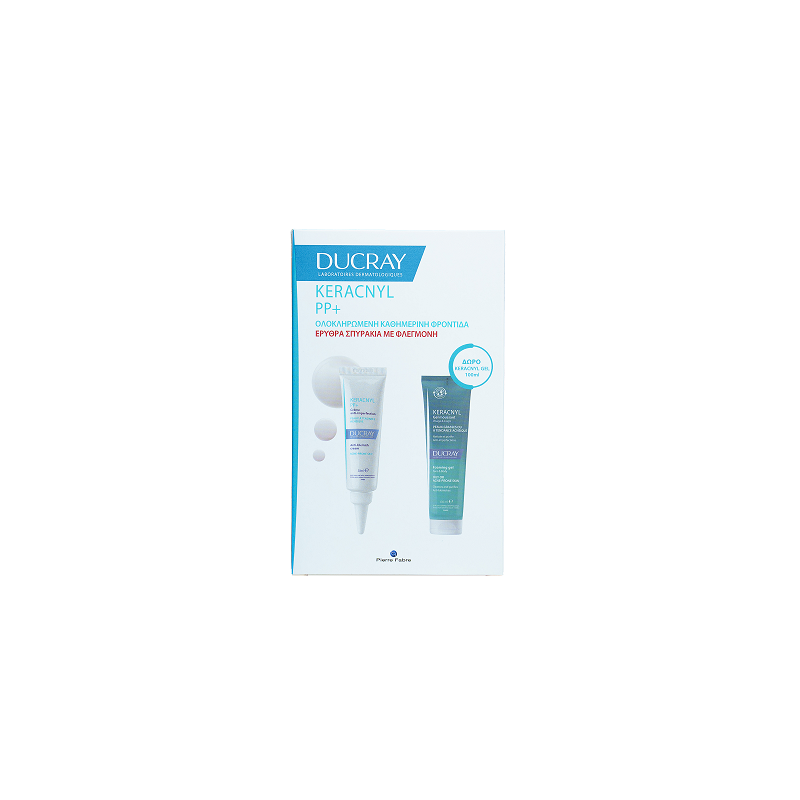 DUCRAY Keracnyl PP+ Κρέμα κατά των Ατελειών & Δώρο Gel καθαρισμού 100ml