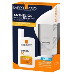 LA ROCHE-POSAY Anthelios uvmune 400 fluid Spf50 & ΔΩΡΟ Toleriane sensitive cream 15ml