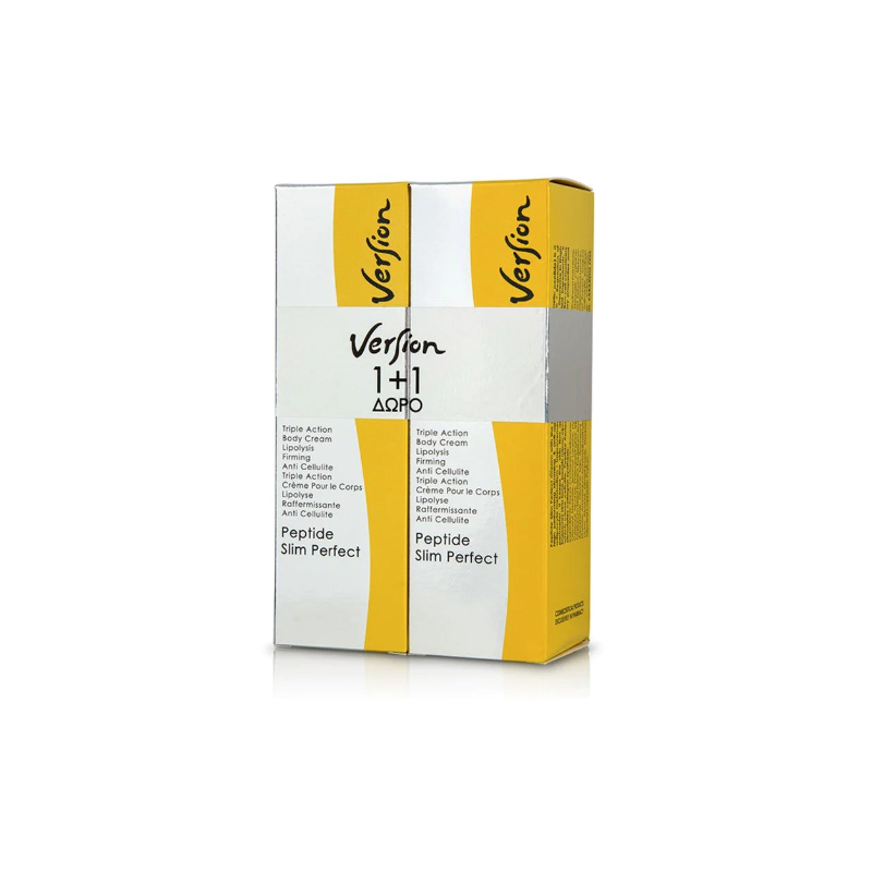 VERSION Promo Peptide slim perfect Αδυνατιστική κρέμα σώματος 1+1free (2x150ml)