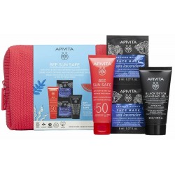 APIVITA PROMO Bee sun safe Antispot & Antiage Spf50 50ml & ΔΩΡΟ Gel καθαρισμού 50ml & Face mask 2x8ml & Νεσεσέρ