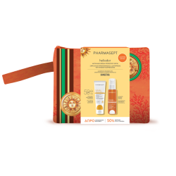 PHARMASEPT Heliodor PROMO με Αντηλιακή προσώπου Spf50 50ml & After sun Dry oil 100ml & Νεσεσέρ SUNSETGO
